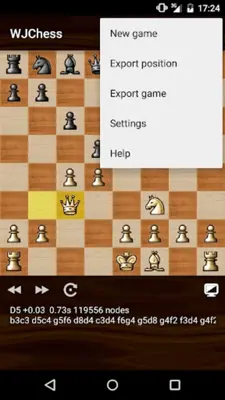 WJChess (chess game) android App screenshot 3